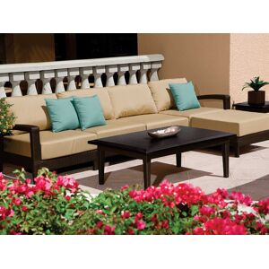 Tropitone Evo Woven Deep Seating Sectional Patio Lounge Set