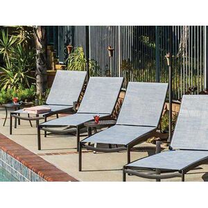 Tropitone Kor Relaxed Sling Aluminum Outdoor Lounge Set