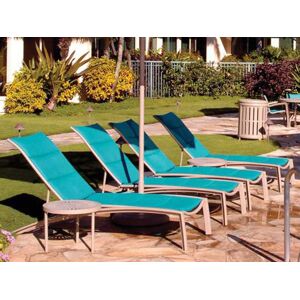 Tropitone South Beach Padded Sling Aluminum Patio Lounge Set