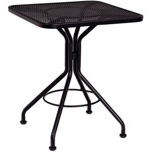 Woodard Wrought Iron Mesh Square Outdoor Bistro Table