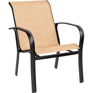 Woodard Fremont Sling Aluminum Stackable Outdoor Patio Dining Arm Chair