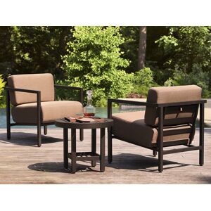 Woodard Salona Cushion By Joe Ruggiero Aluminum Outdoor Lounge Set