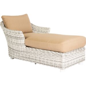 Woodard Whitecraft Sonoma Wicker Outdoor Patio Chaise Lounge