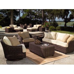 Woodard Whitecraft Sonoma Wicker Outdoor Lounge Set