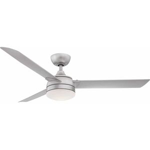 Fanimation Xeno Wet 1 - Light 56" LED Outdoor Ceiling Fan in Silver