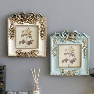 Antique Engraved Photo Frame