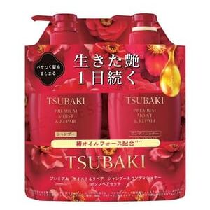 Shiseido - Tsubaki Premium Moist & Repair Shampoo & Conditioner Set 450ml x 2