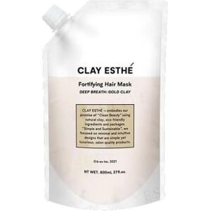 CLAY ESTHE - Fortifying Hair Mask Deep Breath: Gold Clay Refill 800ml