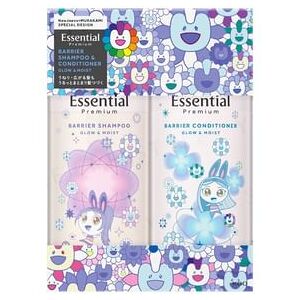 Kao - Takashi Murakami Design Essential Premium Barrier Glow & Moist Shampoo & Conditioner Set 1 set