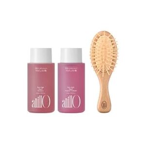 anillO - Rosy Night Repair Hair & Brush Mini Set 3 pcs