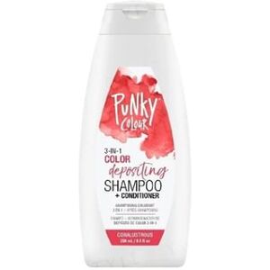 Punky Colour - 3-in-1 Color Depositing Shampoo + Conditioner Coralustrous 250ml