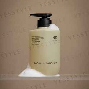 HEALTH DAILY - Black Ginseng Scalp Control Shampoo 490ml