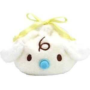 Sanrio Cinnamoroll Plush Drawstring Pouch (Milk) One Size