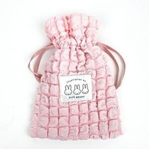 Miffy Wappen Series Drawstring Pouch (Pink) One Size