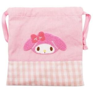 My Melody Gingham Sagara Drawstring Pouch One Size