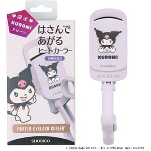 SHOBIDO - Sanrio Kuromi Heated Eyelash Curler 90 x 180 x 45mm