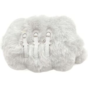 Sun-Star Stationery - MOOMIN Fluffy Cosmetic Pouch (Hattifattener) 160×120×40mm