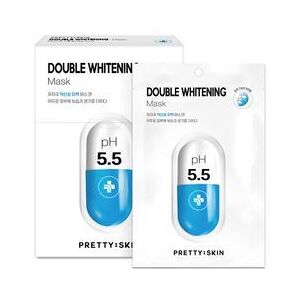 Pretty skin - Mask - 2 Types Double Whitening