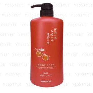 1075951031 NAKAICHI - Liquid Body Soap Persimmon Tannin & White Clay 600ml
