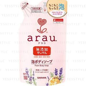 1069827198 SARAYA - Arau Body Soap Foam Type Refill 450ml