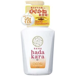 1097563780 LION - Hadakara Body Soap Oil In Pump Foam 530ml