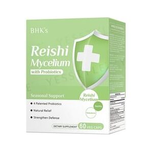 Reishi Mycelium With Probiotics Veg Capsules 60 capsules