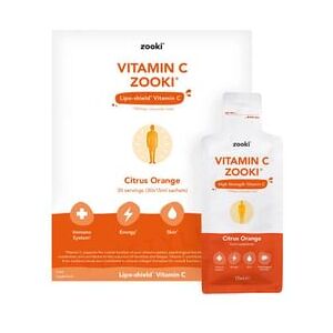 Vitamin C Citrus Orange Zooki 1000mg 15ml x 14 pcs
