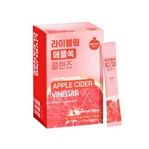 LIVELING Cleanse Apple Cider Vinegar - 2 Types Grapefruit Flavor