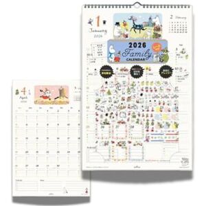 MOOMIN Family Wall Calendar 2026 455×304mm