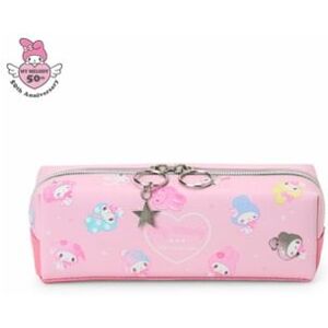 My Melody Synthetic Leather Box Pen Case (My Melody 50th Anniversary) 18.5 x 6 x 6cm