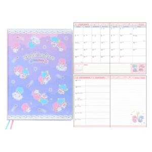 Sanrio Little Twin Stars B6 Monthly & Weekly Scheduler / Diary 2026 13.5×1.3×18.7cm