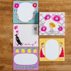 Cozyca Products Yuka Hiiragi Memo Pad (Day) (5 Pieces Set) One Size