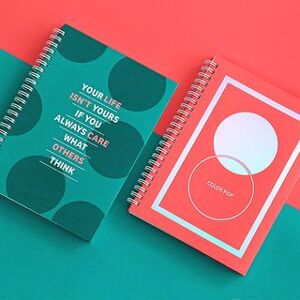 1086193791 Indigo Series Printed Ring-Binder Diary - A5 (M)