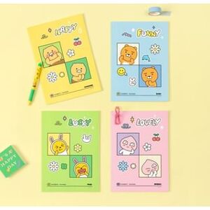 KAKAO FRIENDS Set of 10: Bound Notebook (B5)