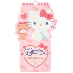 Sanrio Hello Kitty Die Cut Wall Calendar 2026 24×1×39.3cm