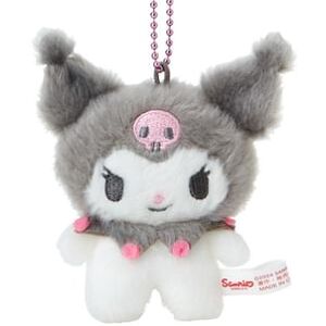 Sanrio Kuromi Plush Toy Keychain / Badge One Size