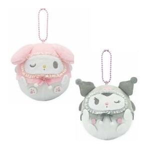 Sanrio My Melody 50th & Kuromi 20th Plush Toy Bag Charm / Keyring
