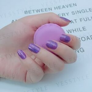 ALLOYA - Water-Based Natural Nail Polish Environmental Friendly 132 Amethyst Treasure 10ml