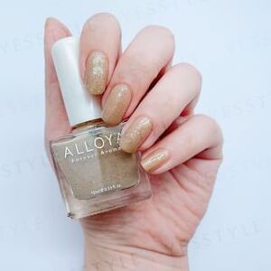 ALLOYA - Water-Based Natural Nail Polish Environmental Friendly 177 Evening Summer Firefly Sea 10ml