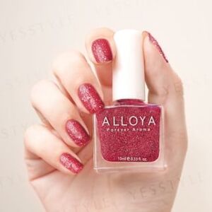 ALLOYA - Water-Based Natural Nail Polish Environmental Friendly 096 Charming Red 10ml