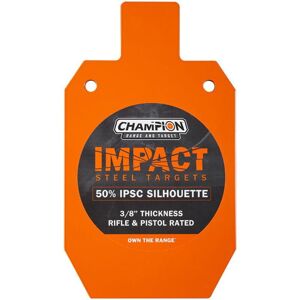 Champion Traps and Targets Champion Impact Steel Silhouette Target 75% IPSC Rifle Rated Orange 4E5B1DED, CM44921C