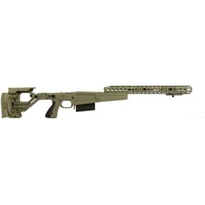 Accuracy International Stage 2 FOLDING STOCK ADJUSTABLE CHEEK PIECE, Green, 26713GR