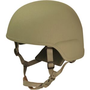 ArmorSource AS-600 Rifle Resistance High Protection Assault Helmet, Tan, Medium, 600-RCM-R10P3-TN