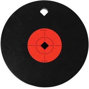 Birchwood Casey World Of Targets 8 Inch Single Hole Ar500 Gong, Orange/black - BC-47603
