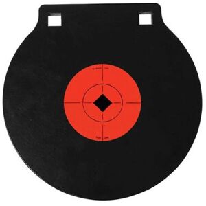 Birchwood Casey World Of Targets 8 Inch Double Hole Ar500 Gong, Orange/black - BC-47604