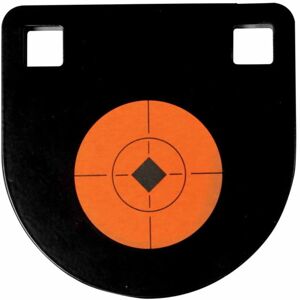 Birchwood Casey 4in Gong Two Hole 3/8in AR500 Steel Target, BC-47606
