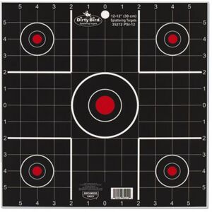 Birchwood Casey Dirty Bird 12in. Multi Target Split 100 Shot Pack, BC-35270