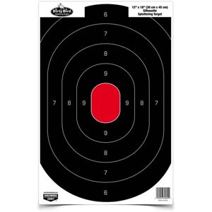 Birchwood Casey Dirty Bird 12x18in Oval Silhouette Target, 100 Sheet Pack, BC-35601