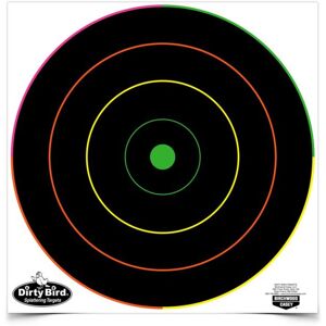 Birchwood Casey Dirty Bird Multi-Color Bulls-Eye Target, BC-35870
