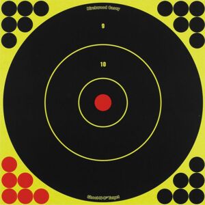 Birchwood Casey Shoot-n-c 12 Inch Bull's-eye Target, Chartreuse - BC-34070
